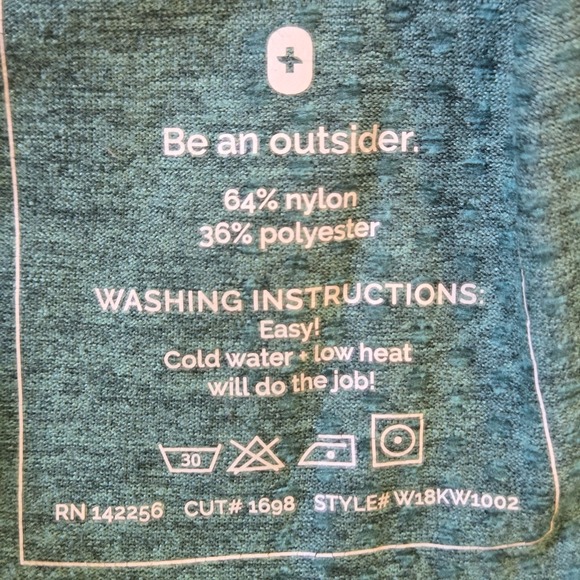 FIGS Salta Seamless Long Sleeve Top Underscrub Womens Size XS Gray Performance - Picture 9 of 9